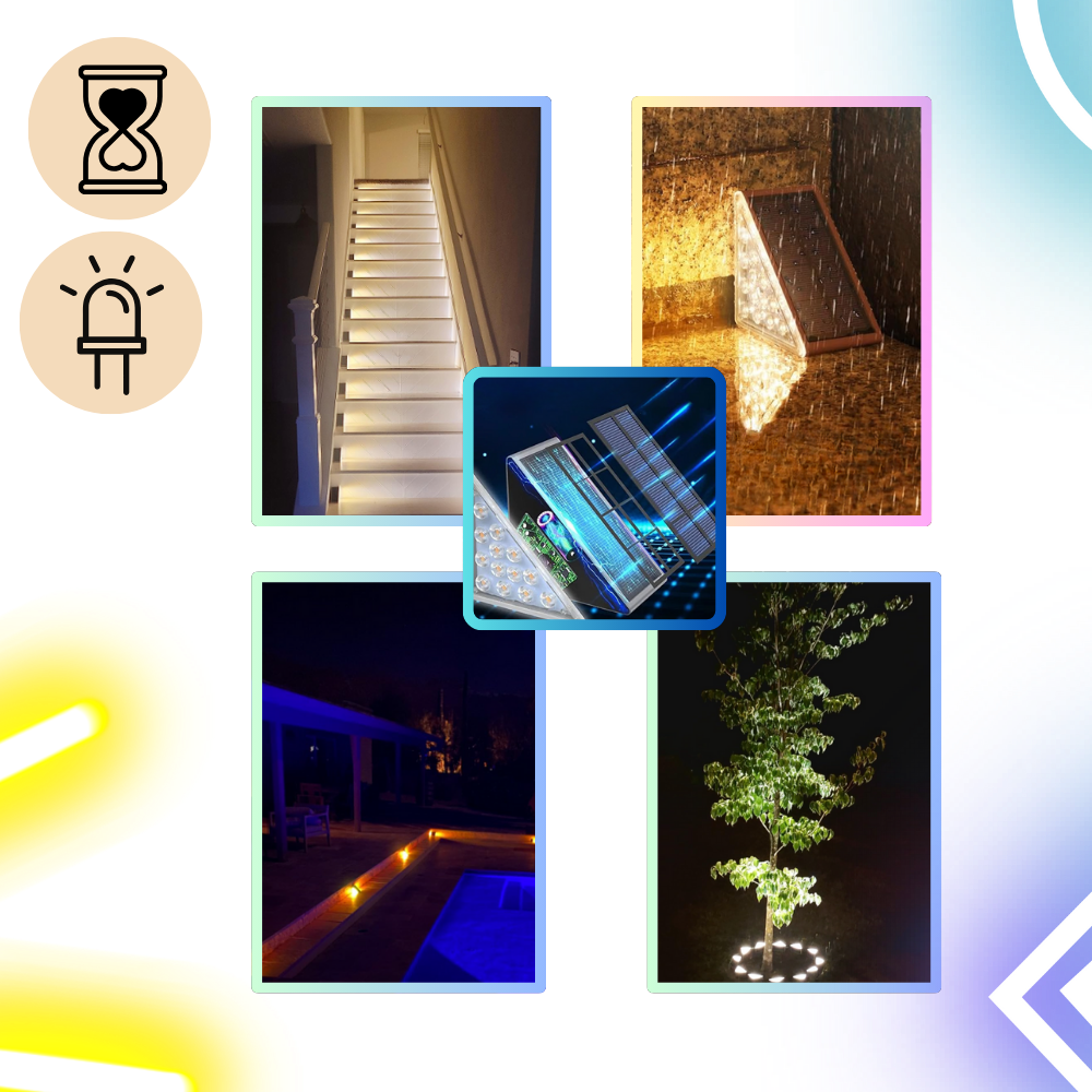 Waterproof Solar Step Lights