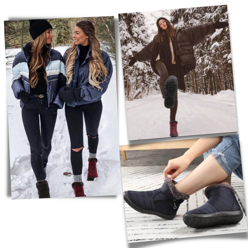 Women's Warm Waterproof Snow Boots