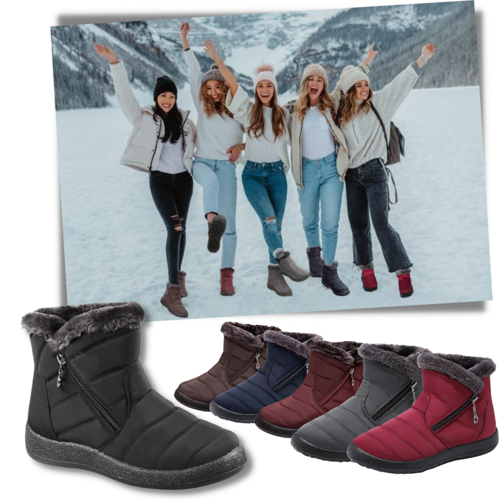 Women's Warm Waterproof Snow Boots
