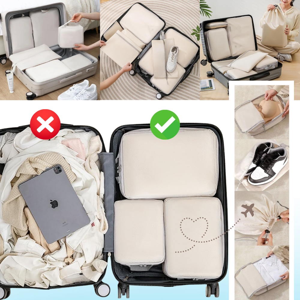 Zip Compress Luggage Organizer